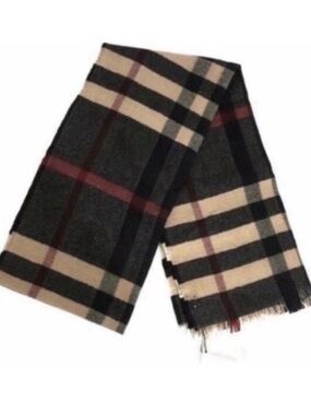Burberry | Scarf | Reversible Check Wool Scarf in Camel Check
